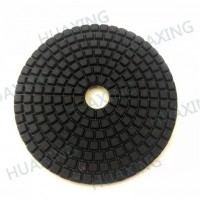 Diamond wet hand flexible polishing pad