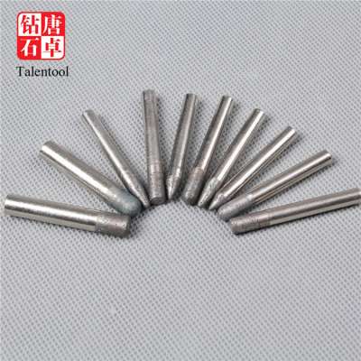 carve tools and diamond mounted point diamond coated used on stone glass tile for polishing and carving