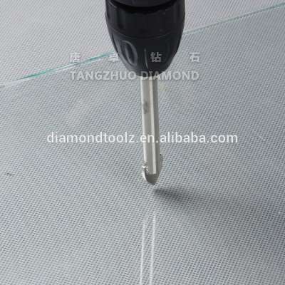 spade-shaped carbide point glass and tile drill bit dia 3mm--16mm