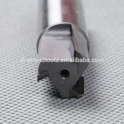 factory outlet cemented carbide cutting inserts with a solid Tungsten Carbide body and necking for extra reach talentool