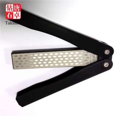 Double side foldable sharpener knife