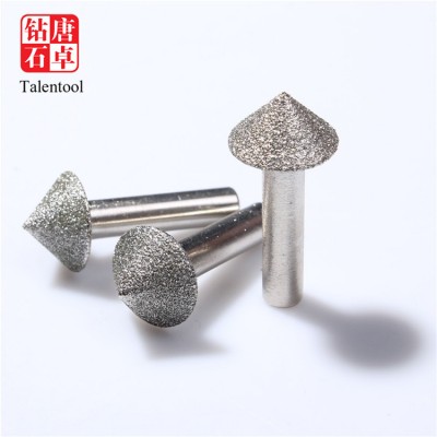 marble brazed diamond mounted point used on stone glass tile for polishing and carving